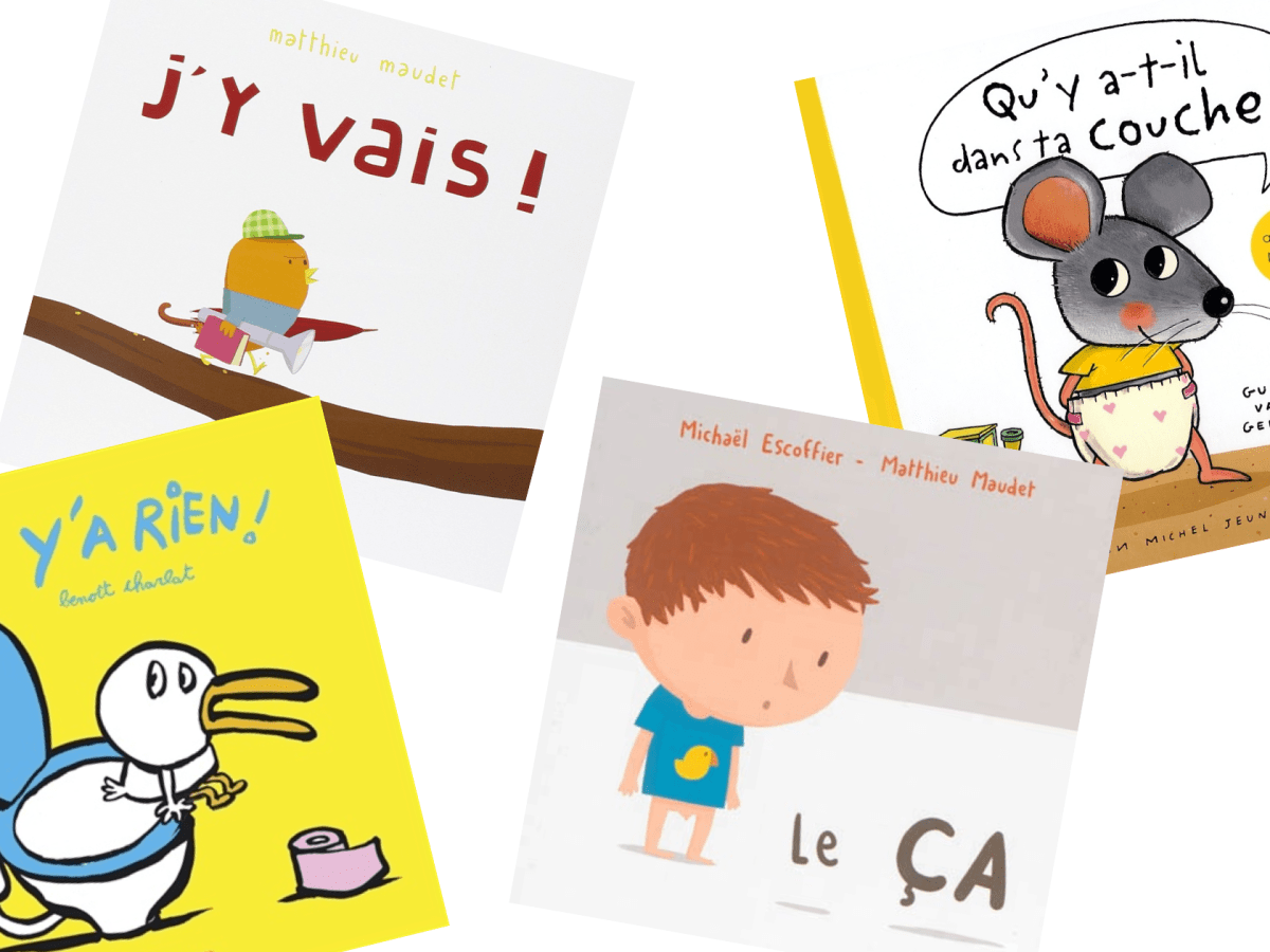 4 livres rigolos  pour accompagner votre enfant vers la&nbsp;propreté
