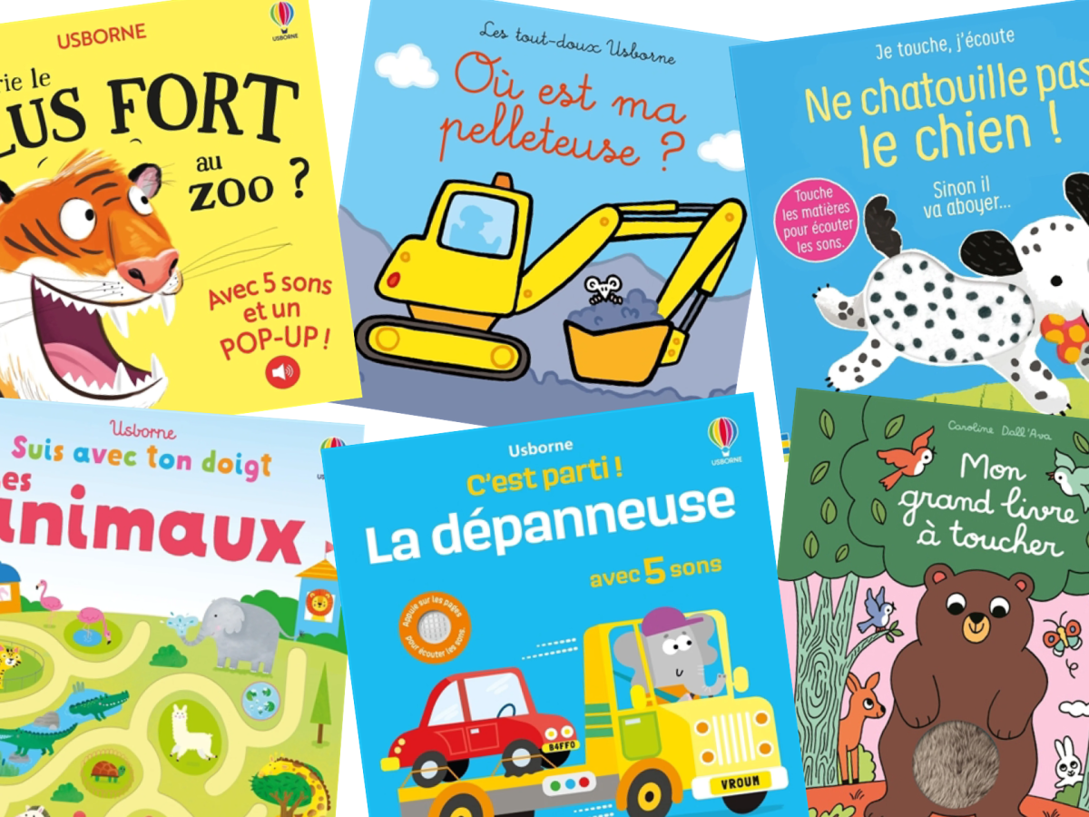 Des livres sonores et texturés à découvrir avec les&nbsp;tout-petits