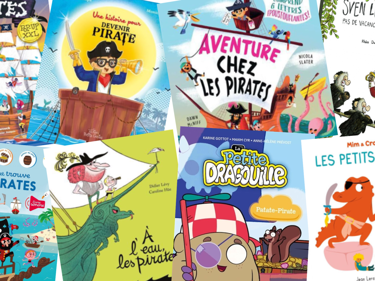 Bibliographie de plus de 30 livres jeunesse sur les&nbsp;pirates
